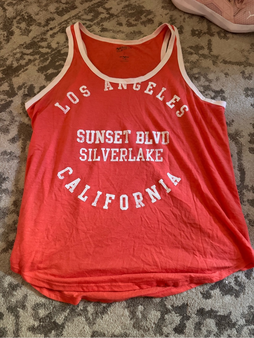 Arizona Jean Company Tank Top with White Trim - Los Angeles Graphic size XL
